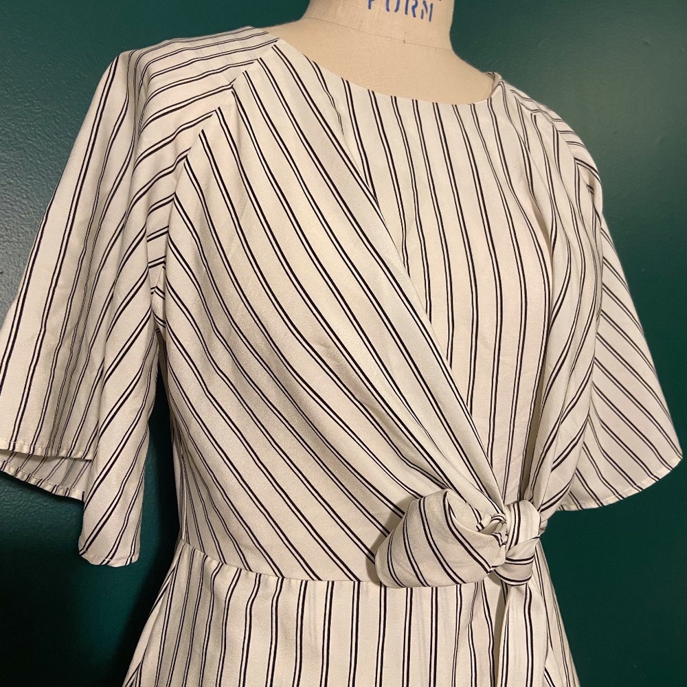 Front side tie dress